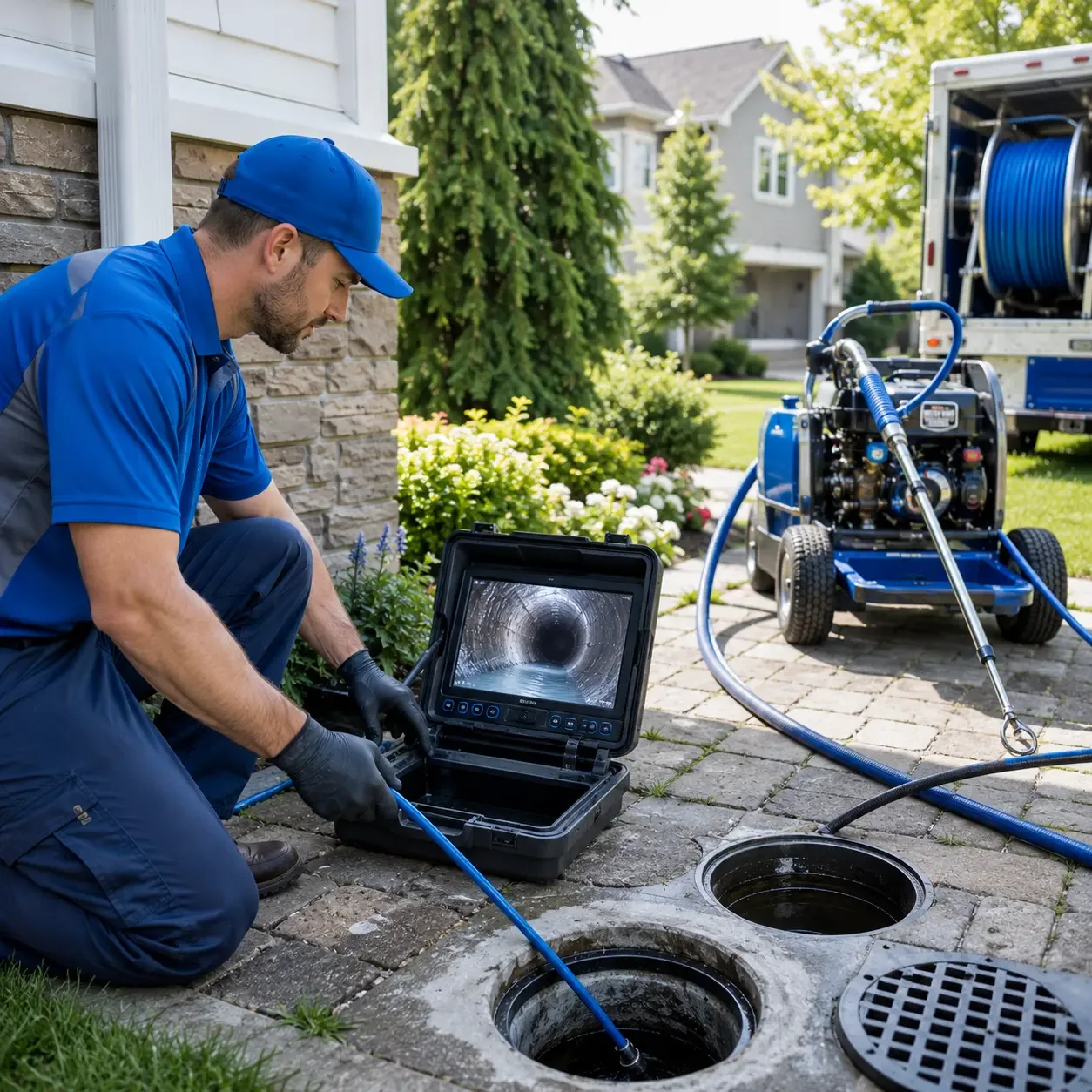 Outdoor drain cleaning professionals serving Marshfield, MO